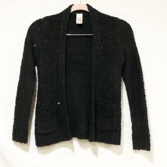 Cat & Jack Black Embellished sweater.Girls youth - Picture 4 of 6